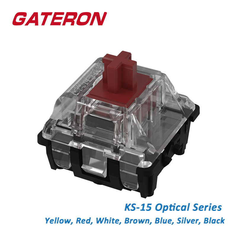 Optical Switch Keyboard Hotswap - GATERON KS-15 interruttore ottico giallo argento