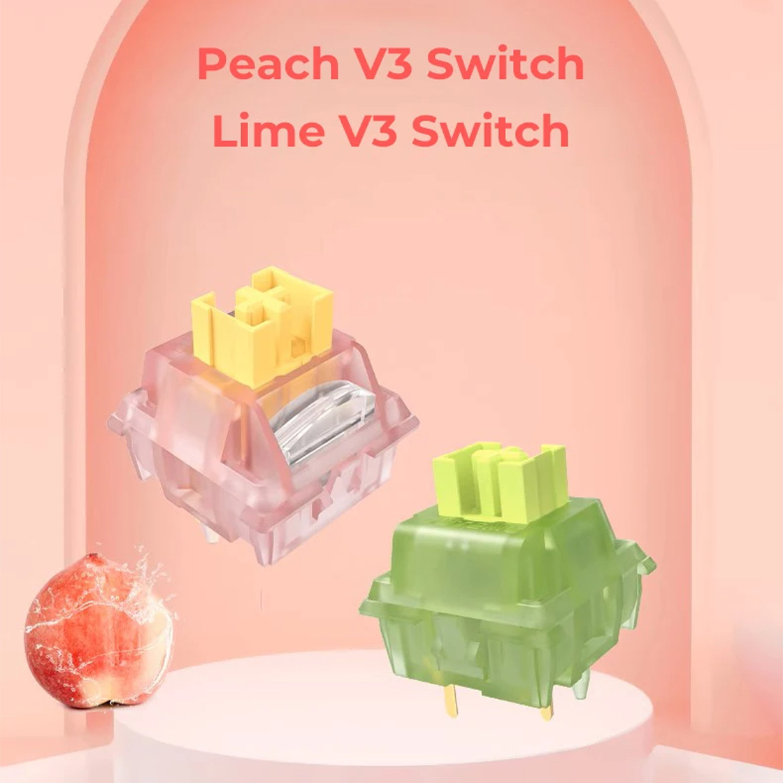 Silent Switch Mechanical Keyboard - Outemu Silenzioso Tattile/Lineare Interruttore Guida Luce