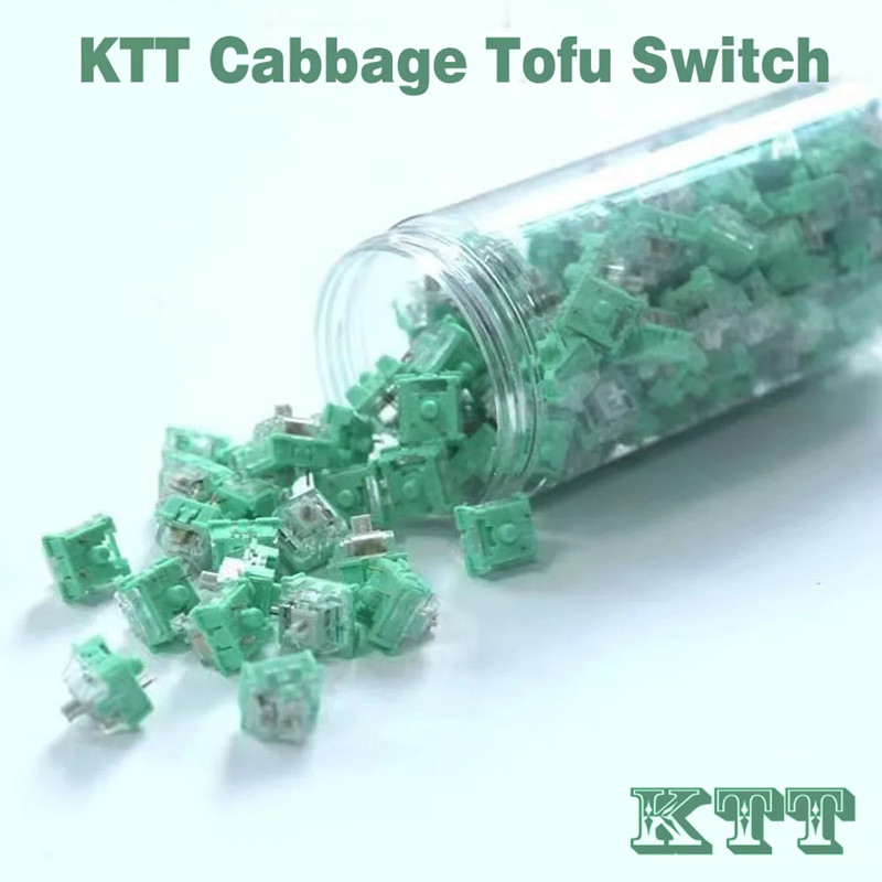 Keyboard Switch Lubed Linear 45G - KTT Interruttore lineare in giada bianca