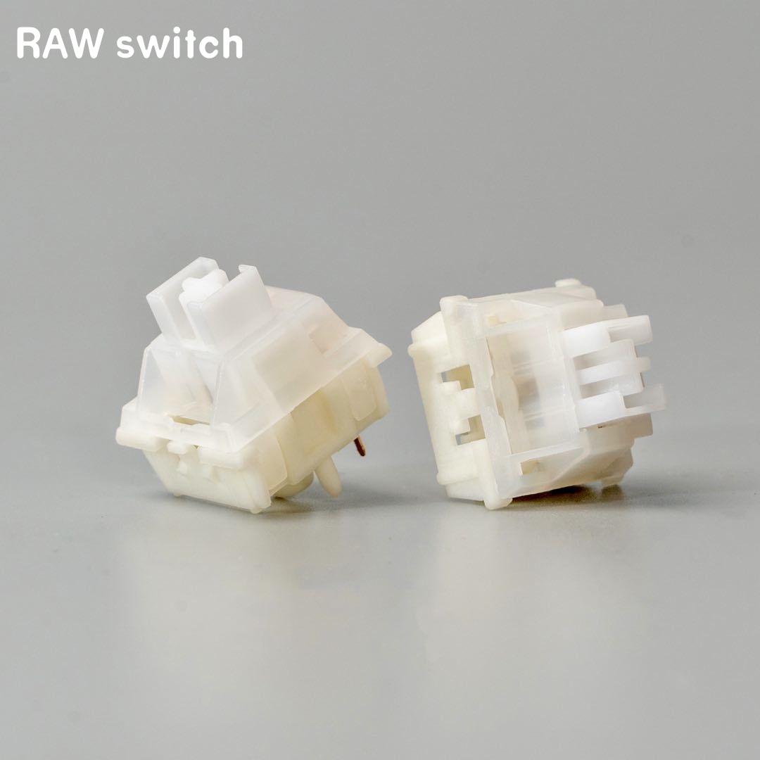 Keyboard Switch Lubed Linear 45G - KeyGeek Interruttore RAW 45g Interruttori lineari