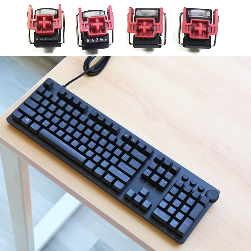 Optical Switch Keyboard Hotswap - Interruttori ottici rossi da 4 pezzi
