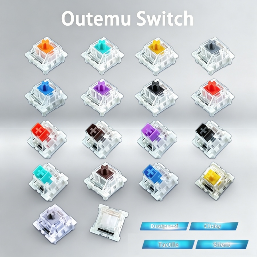 Switch Outemu per Tastiera Mec - Silent Switch Mechanical Keyboard recensione e prezzo