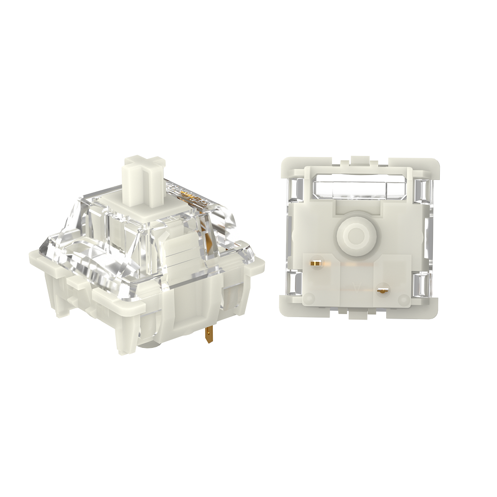 Gateron Bianco Giallo Argento  - Gateron Switch Linear Tactile recensione e prezzo