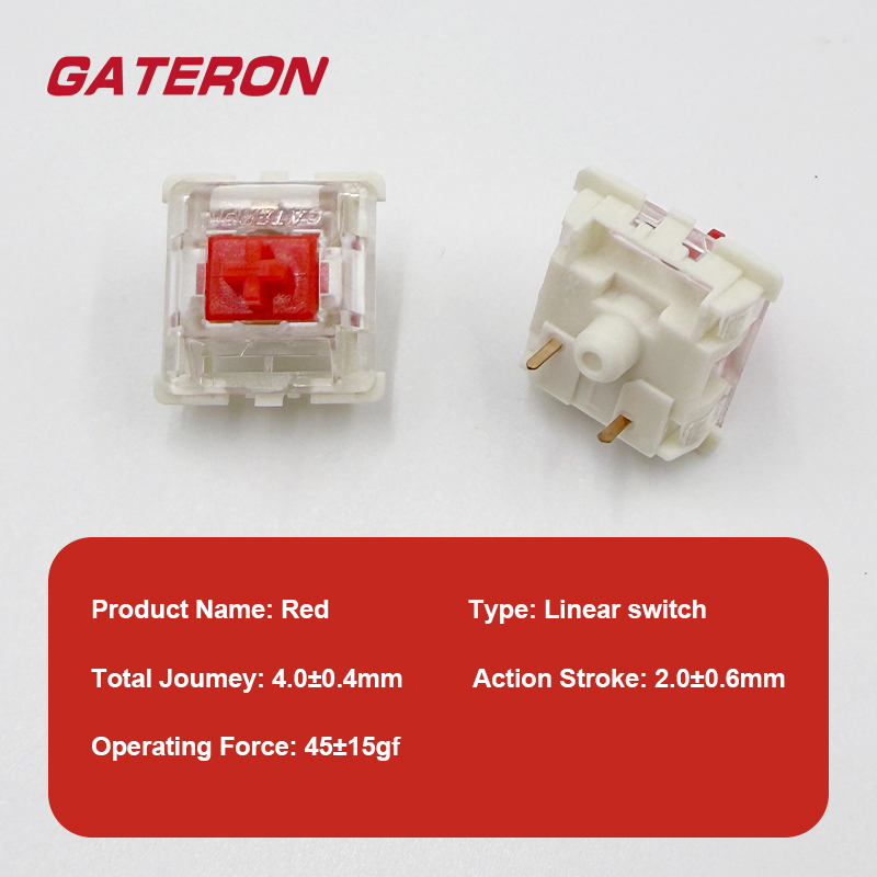 Interruttori Gateron per Tasti - Gateron Switch Linear Tactile recensione e prezzo