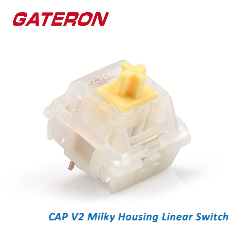 GATERON CAP Milky Yellow Linea - Hot Swap Keyboard Switch 5 Pin recensione e prezzo