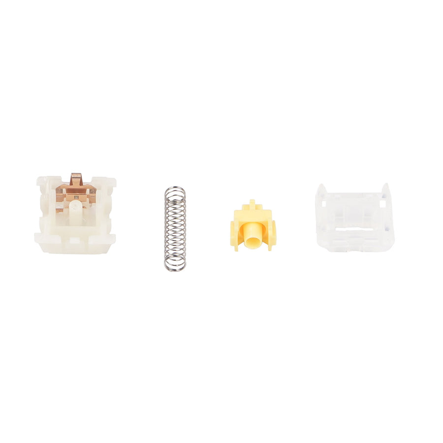 GATERON CAP Milky Yellow Linea - Hot Swap Keyboard Switch 5 Pin recensione e prezzo