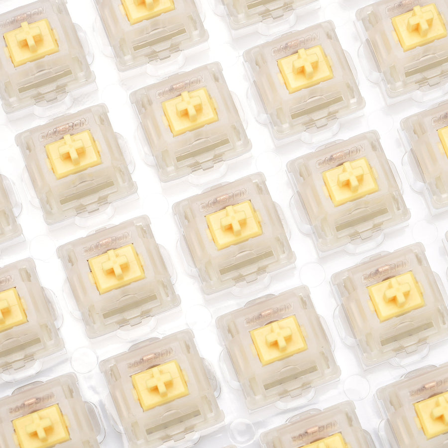 GATERON CAP Milky Yellow Linea - Hot Swap Keyboard Switch 5 Pin recensione e prezzo