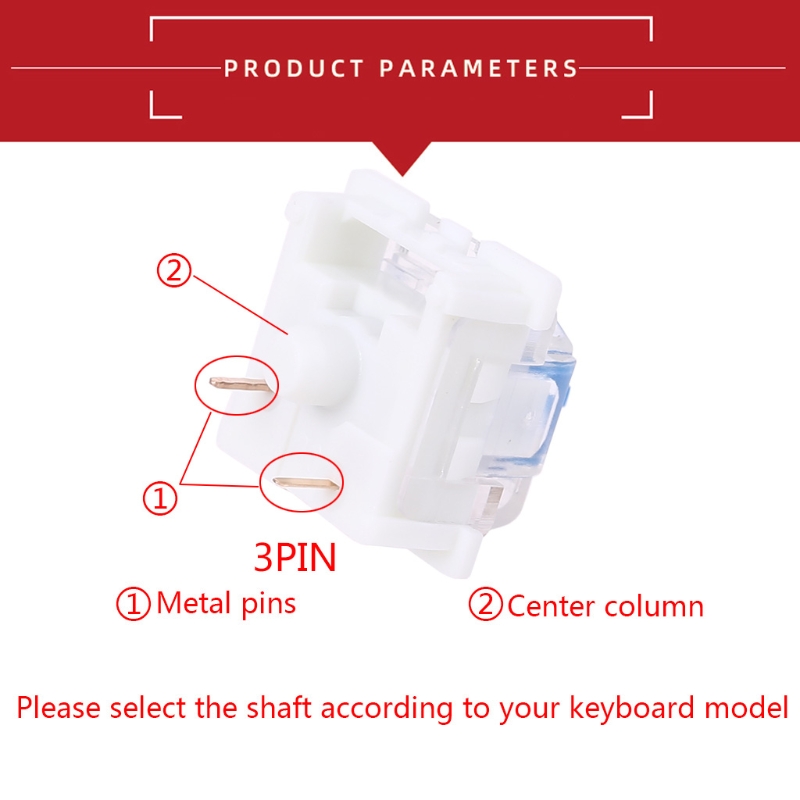 Outemu Interruttori a 3 pin ne - Cherry Mx Switch Blue Brown Red recensione e prezzo