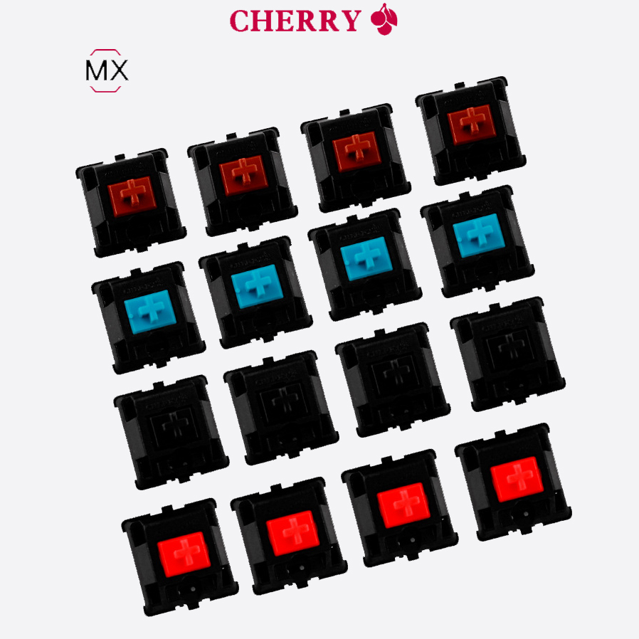 Interruttore meccanico origina - Cherry Mx Switch Blue Brown Red recensione e prezzo