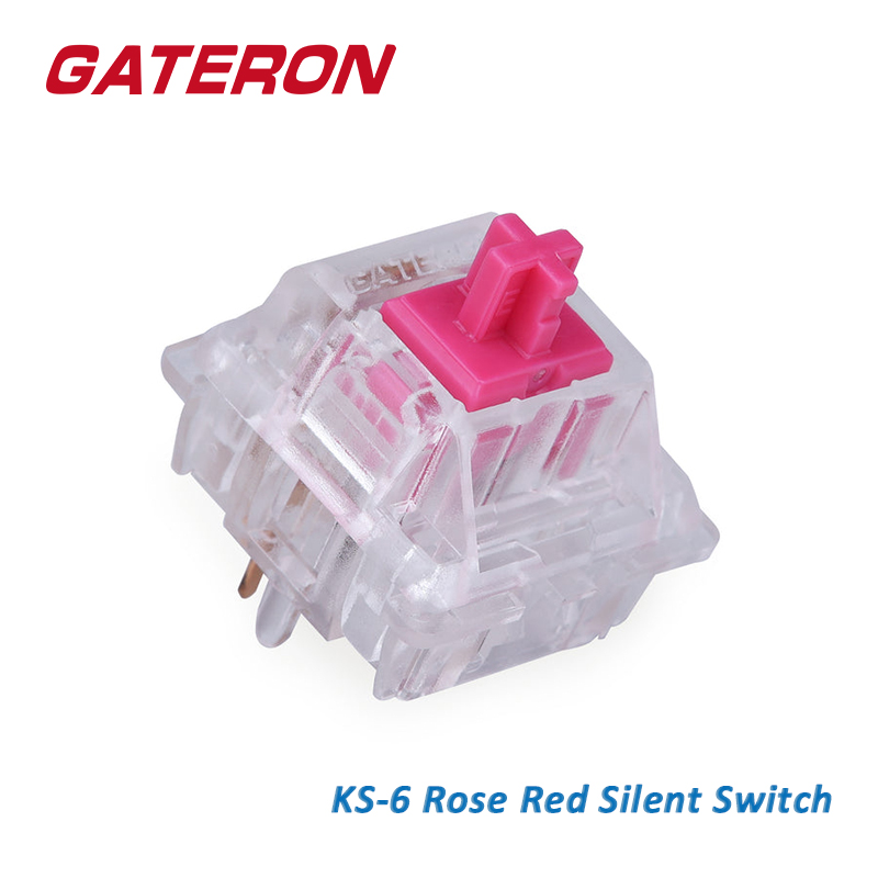 GATERON KS-6 Rosa Rossa Aliaz  - Silent Switch Mechanical Keyboard recensione e prezzo