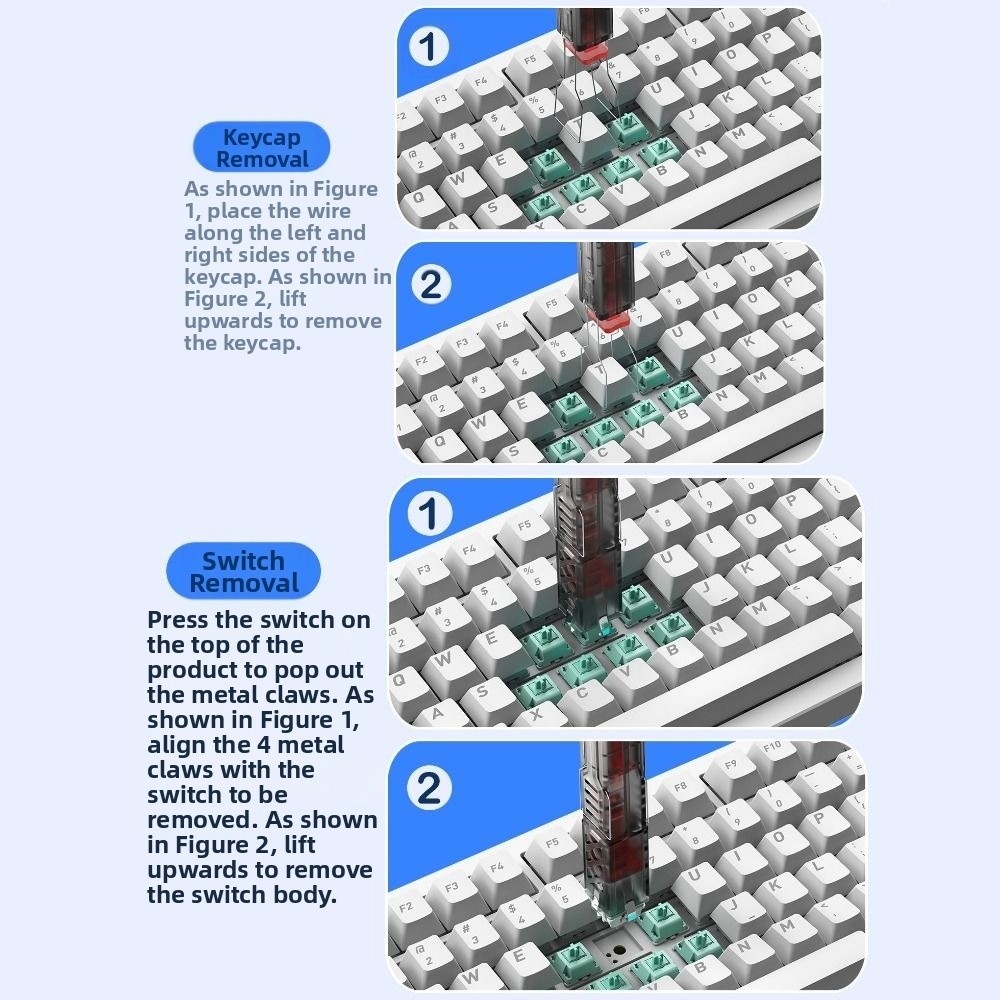 Estrattore di tasti 2 in 1, st - Switch Puller Keycap Puller Kit recensione e prezzo