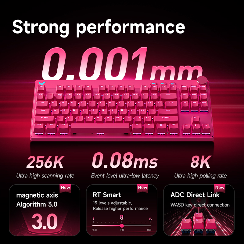 MCHOSE MIX87 Tastiere meccanic - Hall Effect Magnetic Switch Keyboard recensione e prezzo