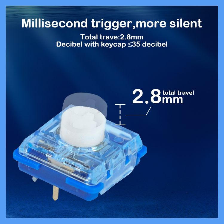 Kailh Deep Sea Silenzioso Inte - Silent Switch Mechanical Keyboard recensione e prezzo