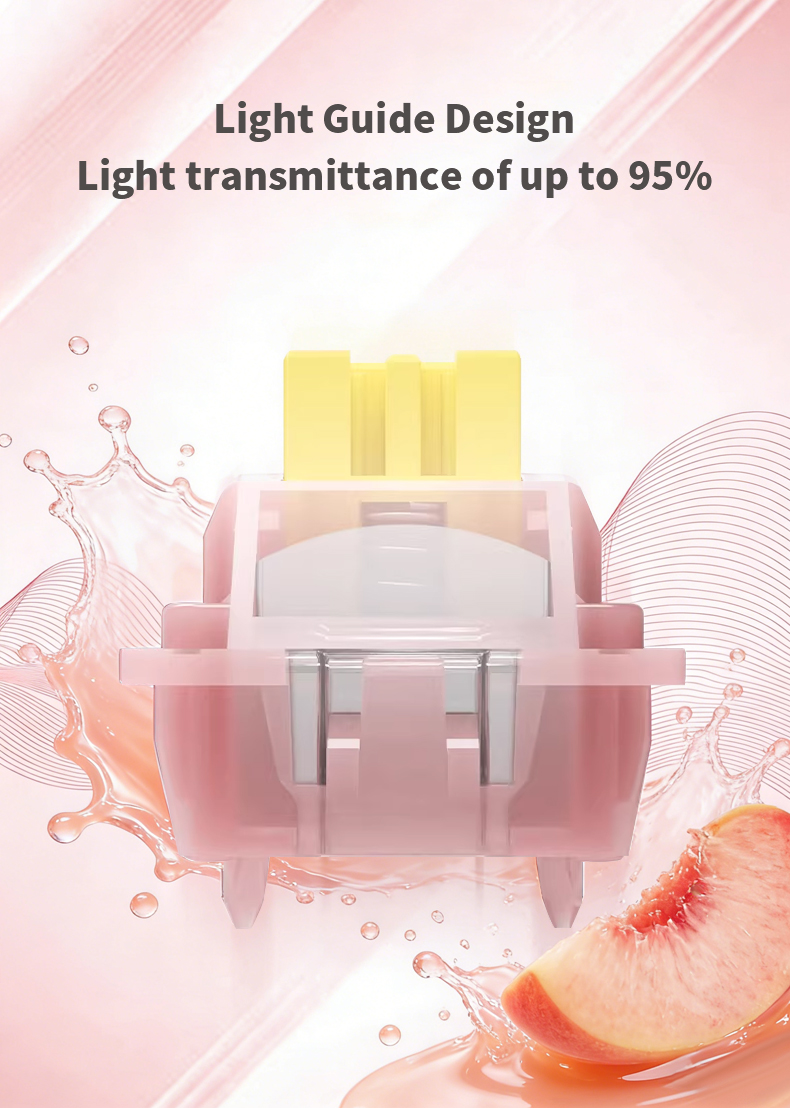 OUTEMU Peach Silent Magnetic S - Silent Switch Mechanical Keyboard recensione e prezzo