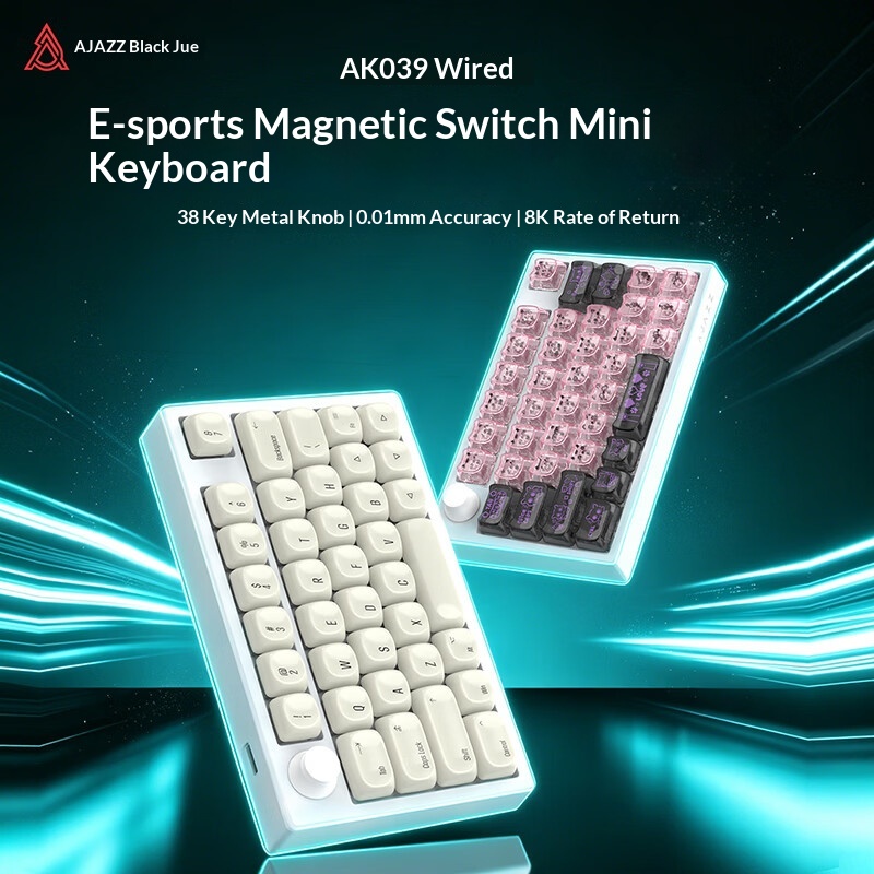 Tastiera da Gaming Ajazz AK039 - Hall Effect Magnetic Switch Keyboard recensione e prezzo