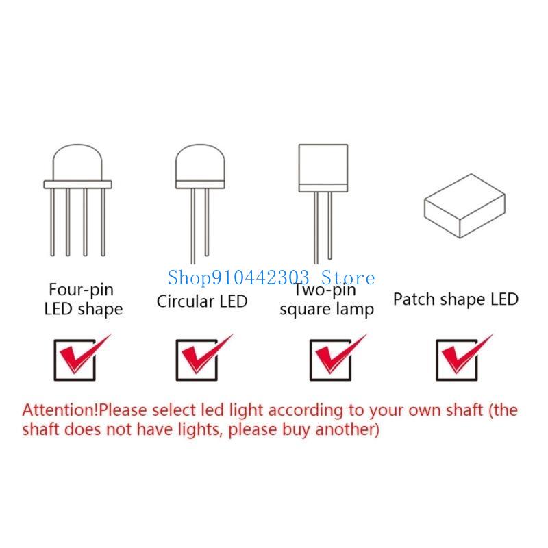 Interruttore da gioco RGB 652F - Mechanical Keyboard Switch Set 110Pcs recensione e prezzo
