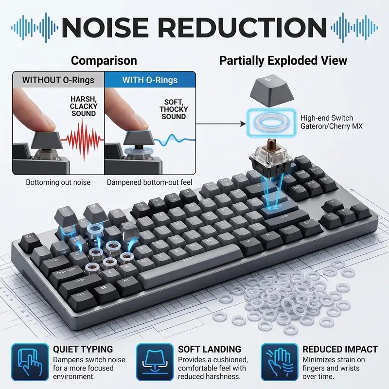 Tastiere con meccanismo silenz - Silent Switch Mechanical Keyboard recensione e prezzo