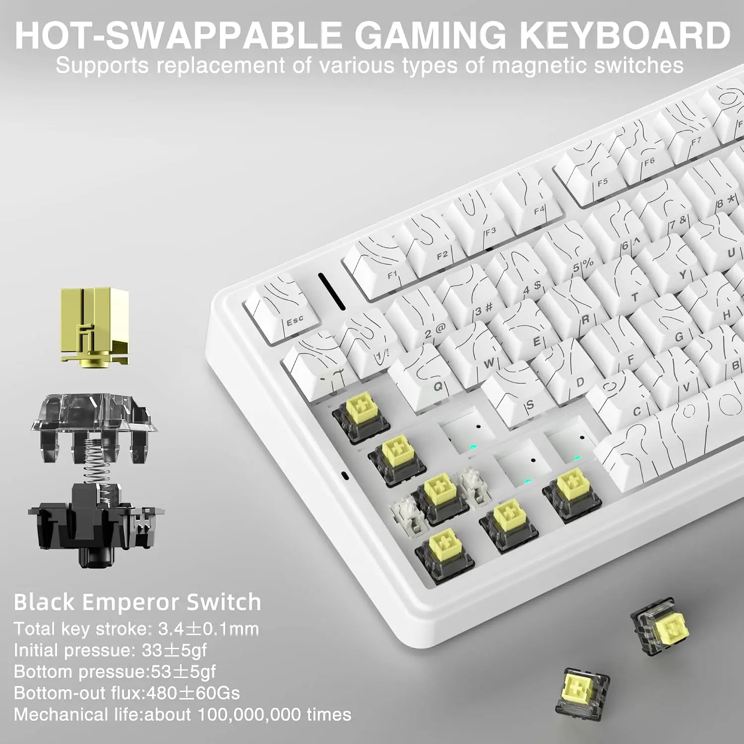 Tastiera meccanica da gaming A - Hall Effect Magnetic Switch Keyboard recensione e prezzo
