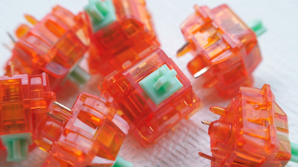 Interruttore EQUALZ Tangerine  - Hot Swap Keyboard Switch 5 Pin recensione e prezzo